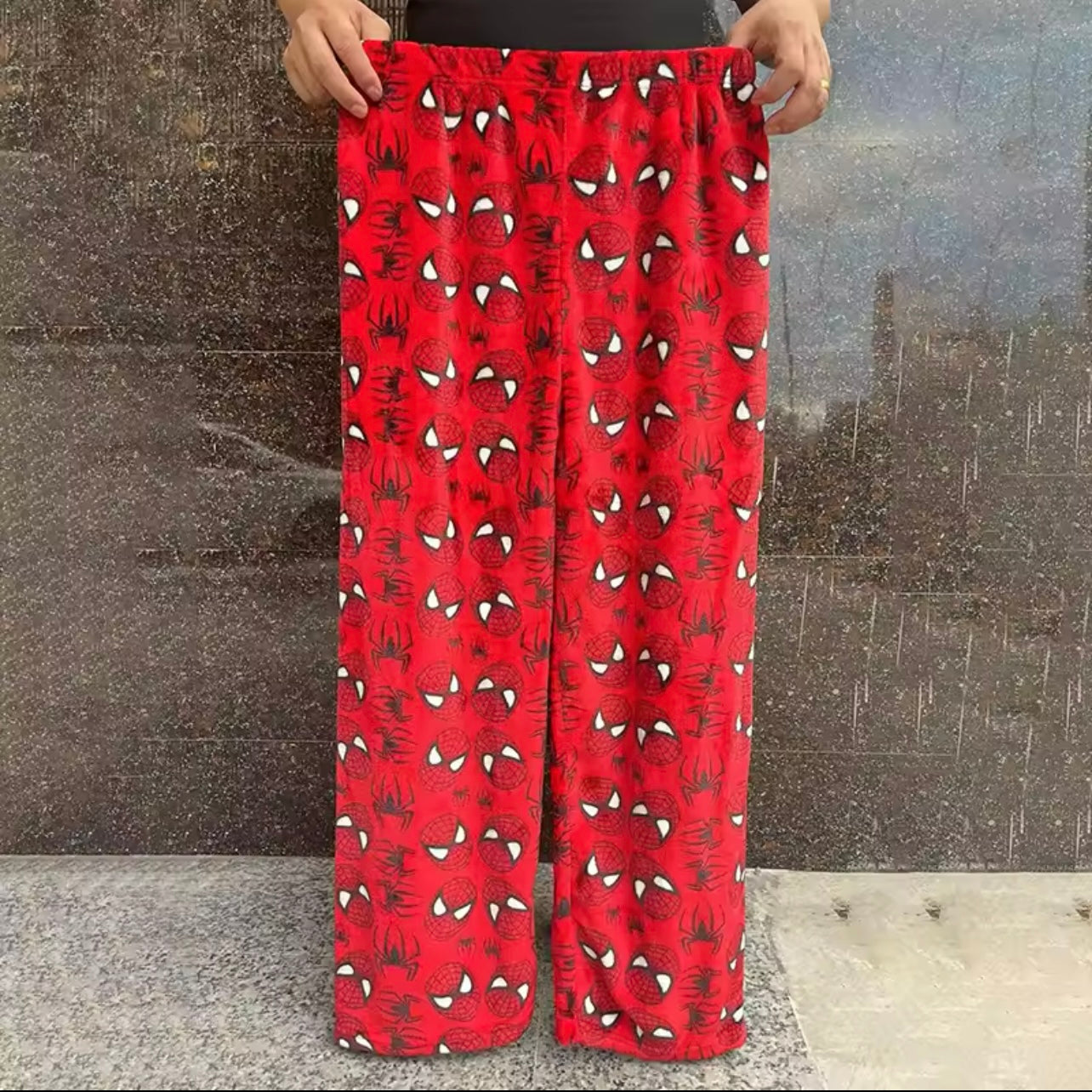 Hello Kitty Spider-man Velvet Loose Pajamas